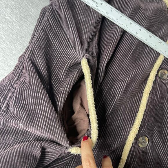 Perry Ellis Portfolio Men's Vintage Corduroy Fleece Lined Coat Jacket - Picture 6 of 12